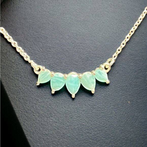 Amazonite Sterling Silver Necklace - Picture 2 of 4